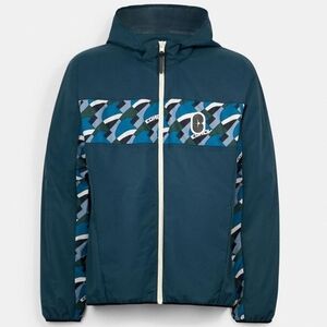 Coach Men's C0311 Jacket In Reef Blue